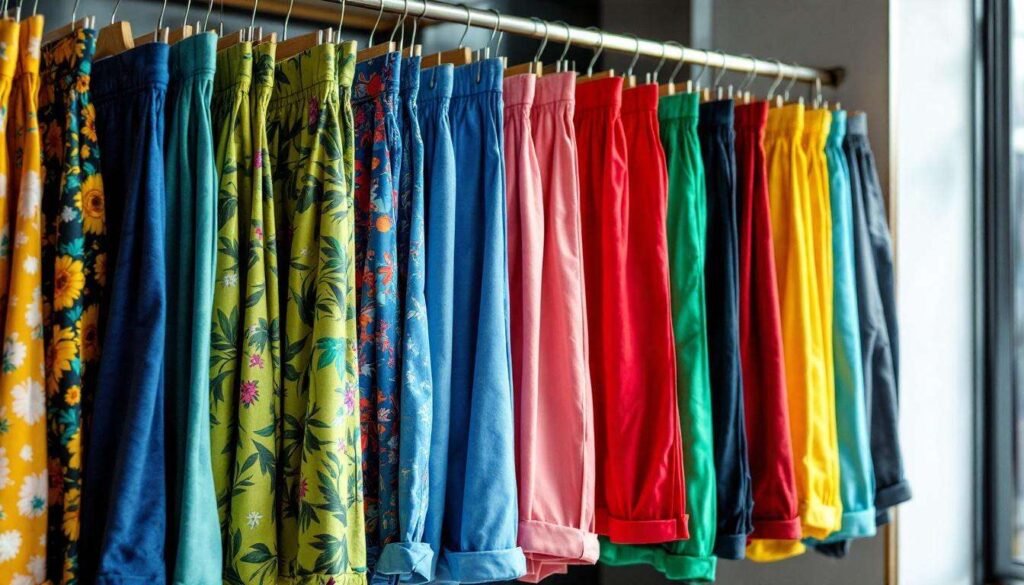 Bunte Hosen zählen im Frühjahr 2026 zu den größten Trends