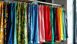 Bunte Hosen zählen im Frühjahr 2026 zu den größten Trends