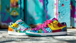 Bunte Sneaker gehören zu den größten Schuhtrends im Frühjahr – und zwar im Stil der 80er-Jahre