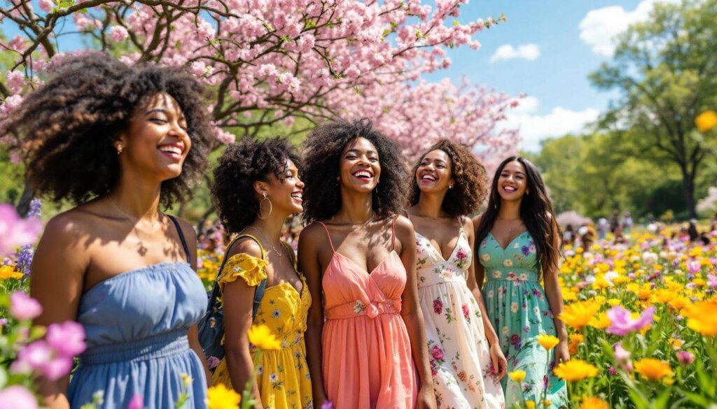 Ob 5 oder 15 Grad: Im Frühling 2026 lieben alle das „Wildblumen“-Kleid