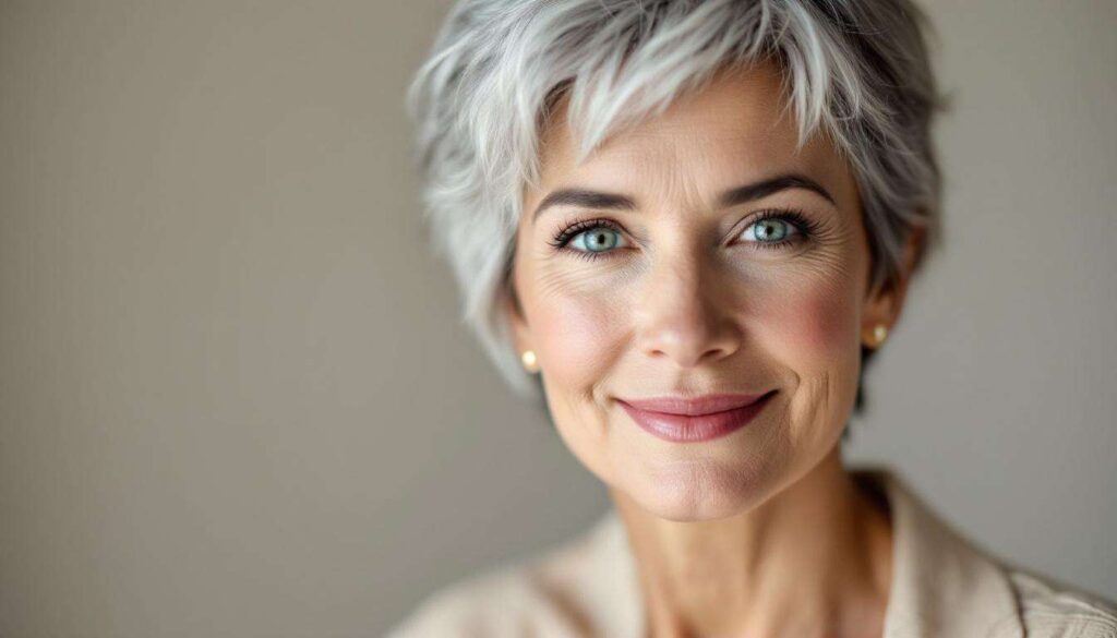 Kurze graue Haare: 5 Frisuren für einen modernen Look ab 60