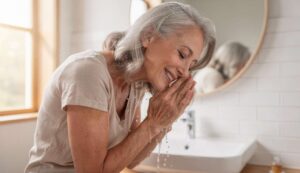 Ab 50: Warum Dermatologen jetzt von täglicher Gesichtsreinigung abraten