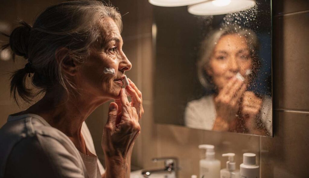 Hautpflege-Fehler ab 60: Was Dermatologen an der Abendroutine kritisieren
